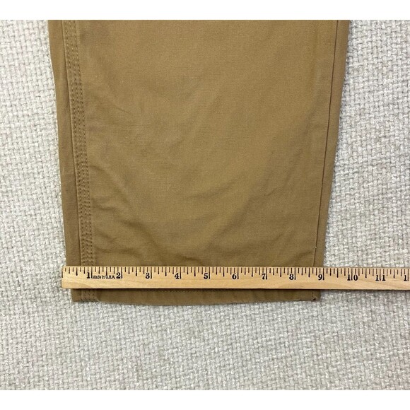 NEW Wrangler Carpenter Pants Men's 42x32 Relaxed Fit Brown Tan Utility Workwear - Picture 10 of 10